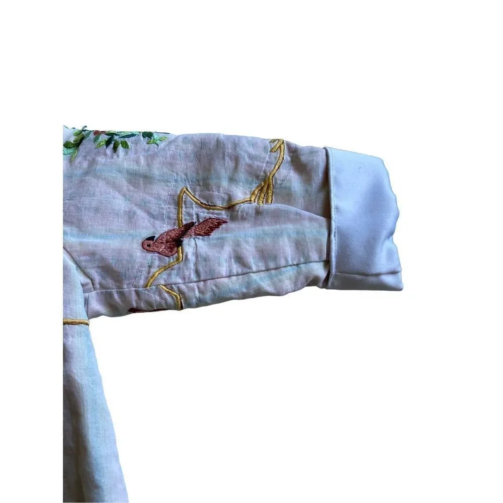Handsewn toddler girls beautiful fully lined embroidered jacket size 3T ￼